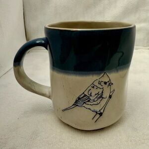 Spectrum Designz Bird Song Blue White
Studio Pottery Coffee Tea/Mug 16 oz Cup